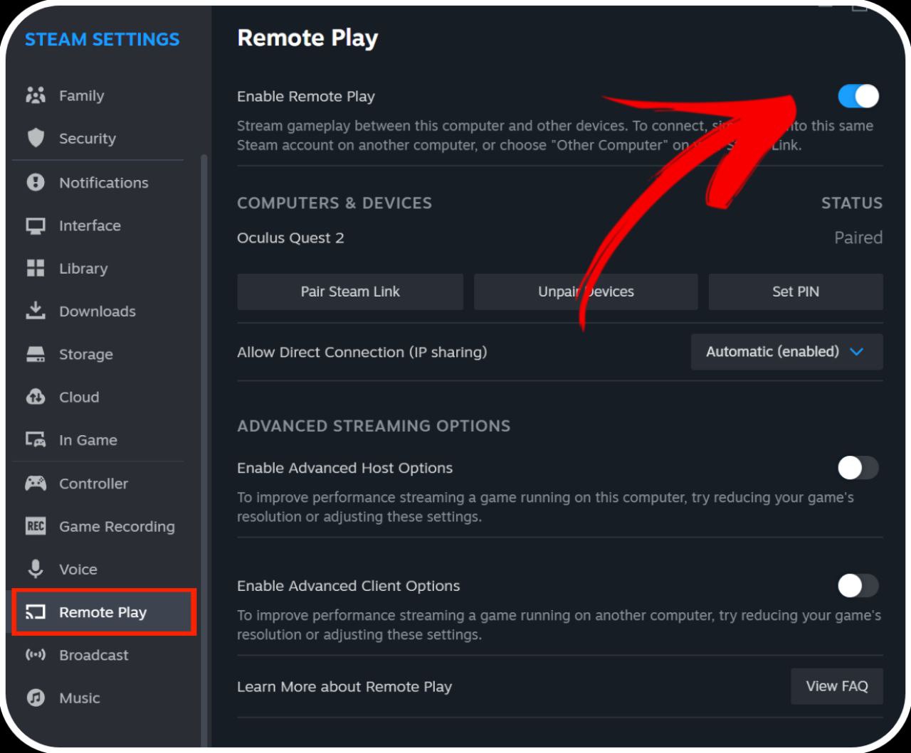 Disable Remote Play
